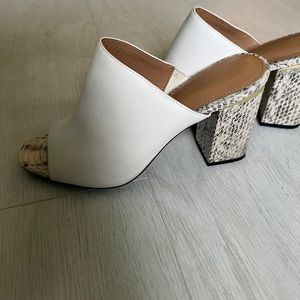 CALVIN KLEIN Cice Peep Toe Mull dress sandals